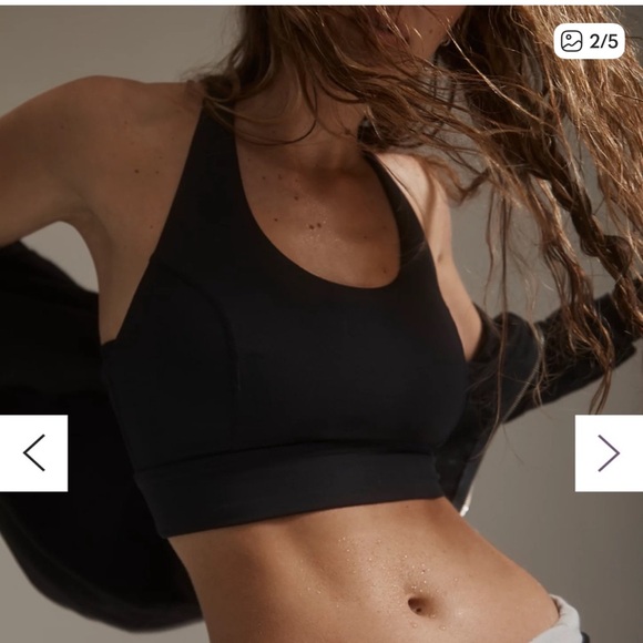 Free People FP Movement Synergy Crop Sports Bra Pale Purple Women’s Small - Picture 7 of 8